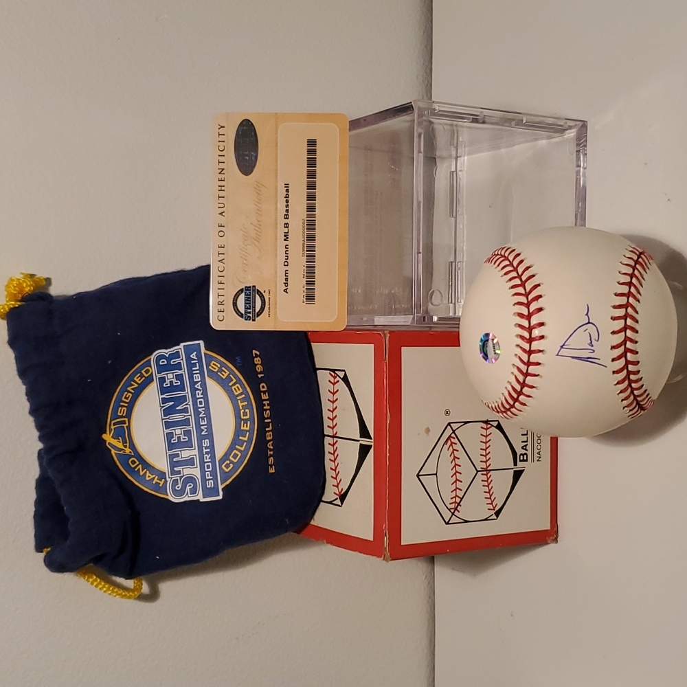 ADAM DUNN SIGNED AUTOGRAPHED